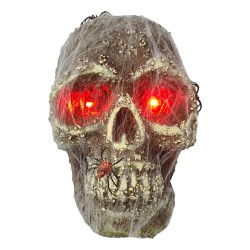 Clayre & Eef Décoration d'Halloween Blanc Plastique