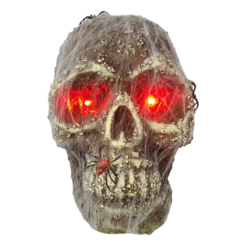 Clayre & Eef Décoration d'Halloween Blanc Plastique