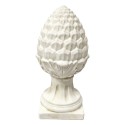 Clayre & Eef Decorative Figurine White Terracotta