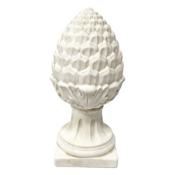 Clayre & Eef Decorative Figurine White Terracotta