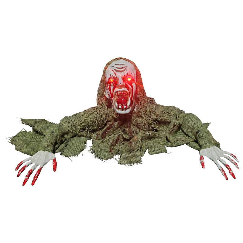 Clayre & Eef Decorazione di halloween Verde Plastica