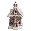 Clayre & Eef Weihnachtsdekoration Haus Braun Kunststoff