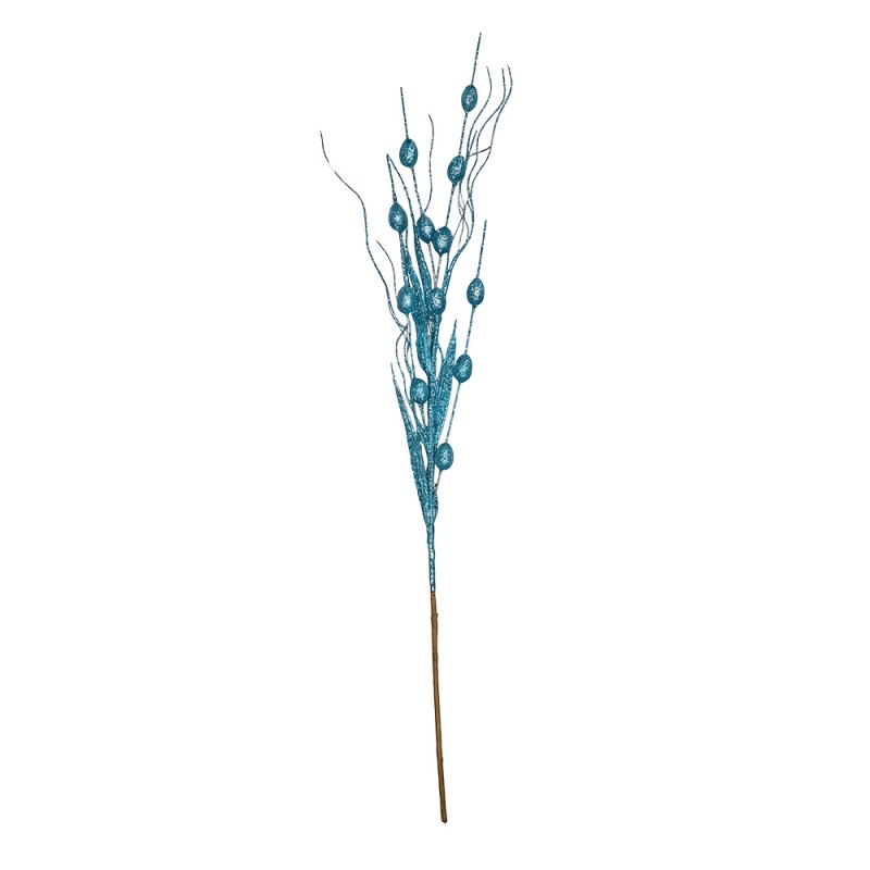 Clayre & Eef Branche décoration Bleu Plastique