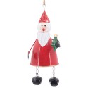 Clayre & Eef Kersthanger Kerstman Rood Metaal