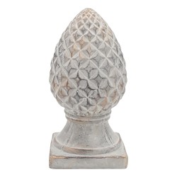 Clayre & Eef Decoratie Beeld Grijs Terracotta