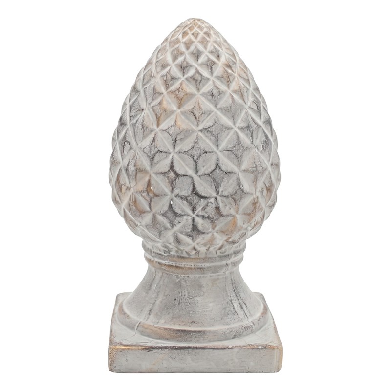 Clayre & Eef Decoratie Beeld Grijs Terracotta