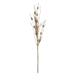 Clayre & Eef Branche décoration Beige Plastique