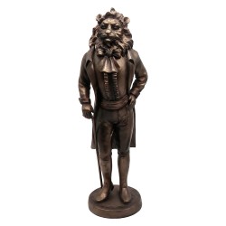 Clayre & Eef Decorative Figurine Lion Gold colored Plastic