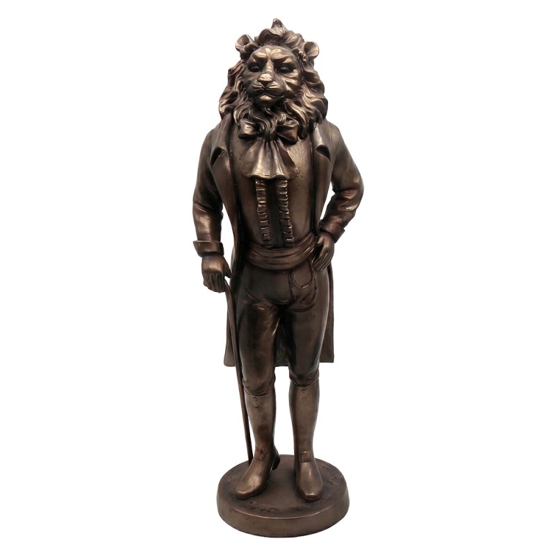 Clayre & Eef Decorative Figurine Lion Gold colored Plastic