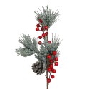 Clayre & Eef Decorative Branch Red Plastic