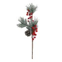 Clayre & Eef Decorative Branch Red Plastic