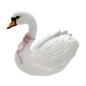 Clayre & Eef Statuetta decorativa Uccello Bianco Plastica