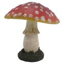 Clayre & Eef Image de décoration Champignon Rouge Plastique
