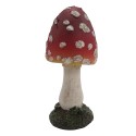 Clayre & Eef Image de décoration Champignon Rouge Plastique
