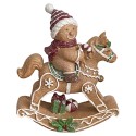 Clayre & Eef Image de décoration Cheval Marron Plastique