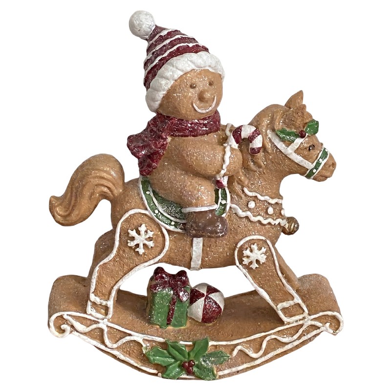 Clayre & Eef Image de décoration Cheval Marron Plastique
