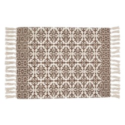 Clayre & Eef Rug Beige Cotton