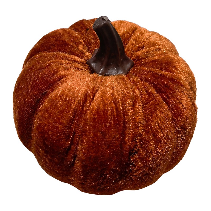 Clayre & Eef Statuetta decorativa Zucca Marrone Sintetico