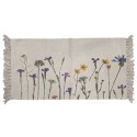 Clayre & Eef Tappeto Beige Cotone