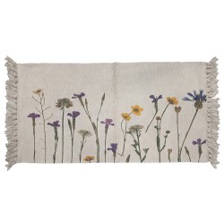 Clayre & Eef Tappeto Beige Cotone