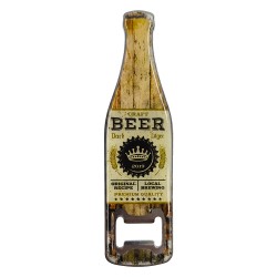 Clayre & Eef Bottle Opener Brown Metal
