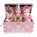 Clayre & Eef Carillon Rosa Plastica