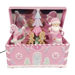 Clayre & Eef Carillon Rosa Plastica