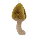 Clayre & Eef Decoration Mushroom Brown Textile