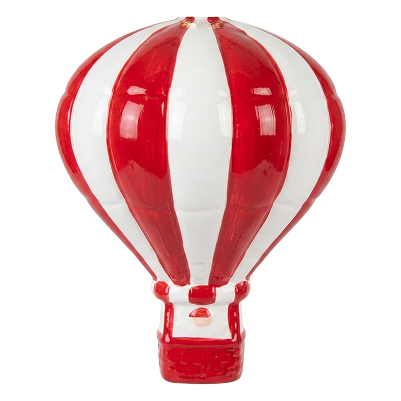 Clayre & Eef Weihnachtsanhänger Ballon Weiß Kunststoff
