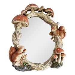 Clayre & Eef Mirror Beige Plastic