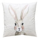 Clayre & Eef Cuscino decorativo Beige Poliestere Coniglio