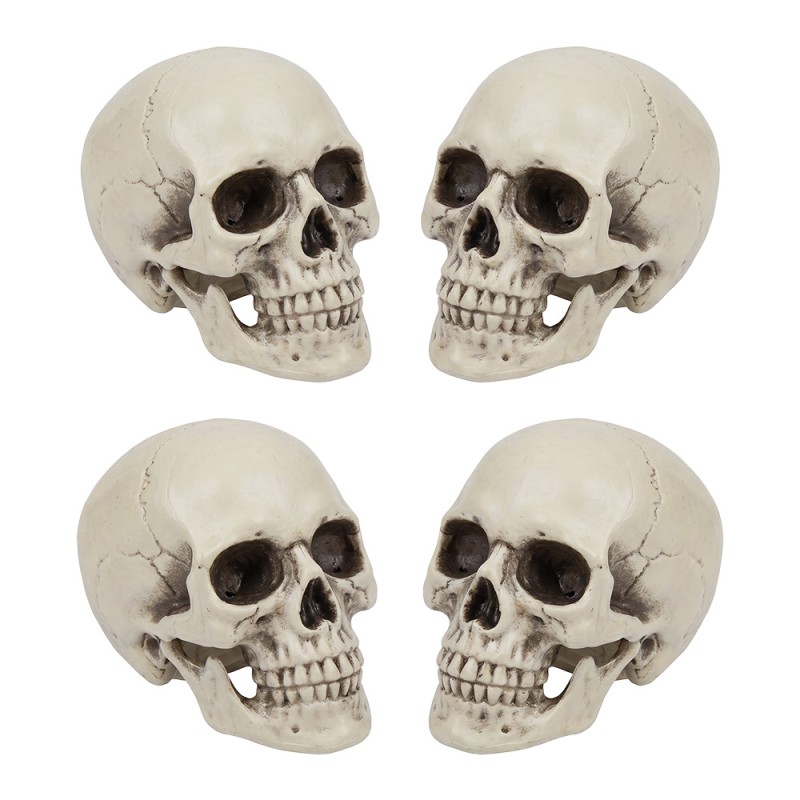 Clayre & Eef Halloween decoratie Wit Kunststof