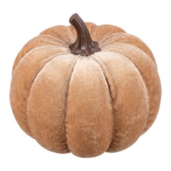 Clayre & Eef Statuetta decorativa Zucca Beige Sintetico
