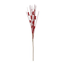 Clayre & Eef Ramo di decorazione Rosso Plastica