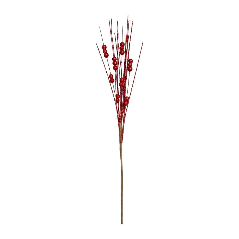 Clayre & Eef Ramo di decorazione Rosso Plastica