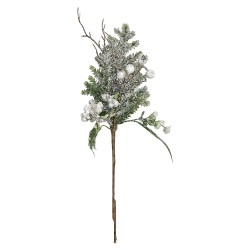 Clayre & Eef Decoratie Tak Wit Kunststof