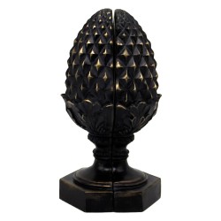 Clayre & Eef Buchstützen 2er-Set Goldfarbig Kunststoff
