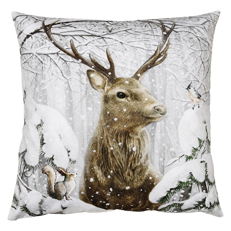 Clayre & Eef 45x45 cm Marron Polyester