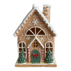 Clayre & Eef Lebkuchenhaus Braun Kunststoff
