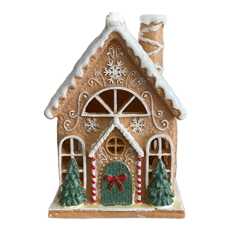 Clayre & Eef Lebkuchenhaus Braun Kunststoff
