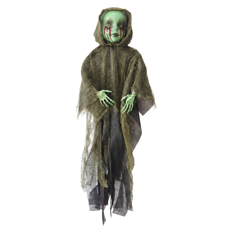 Clayre & Eef Halloween Decoration Green Plastic