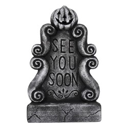 Clayre & Eef Halloween decoratie Grijs Kunststof