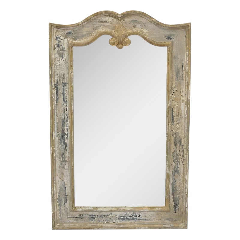 Clayre & Eef Mirror Beige Metal