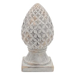 Clayre & Eef Decoratie Beeld Grijs Terracotta