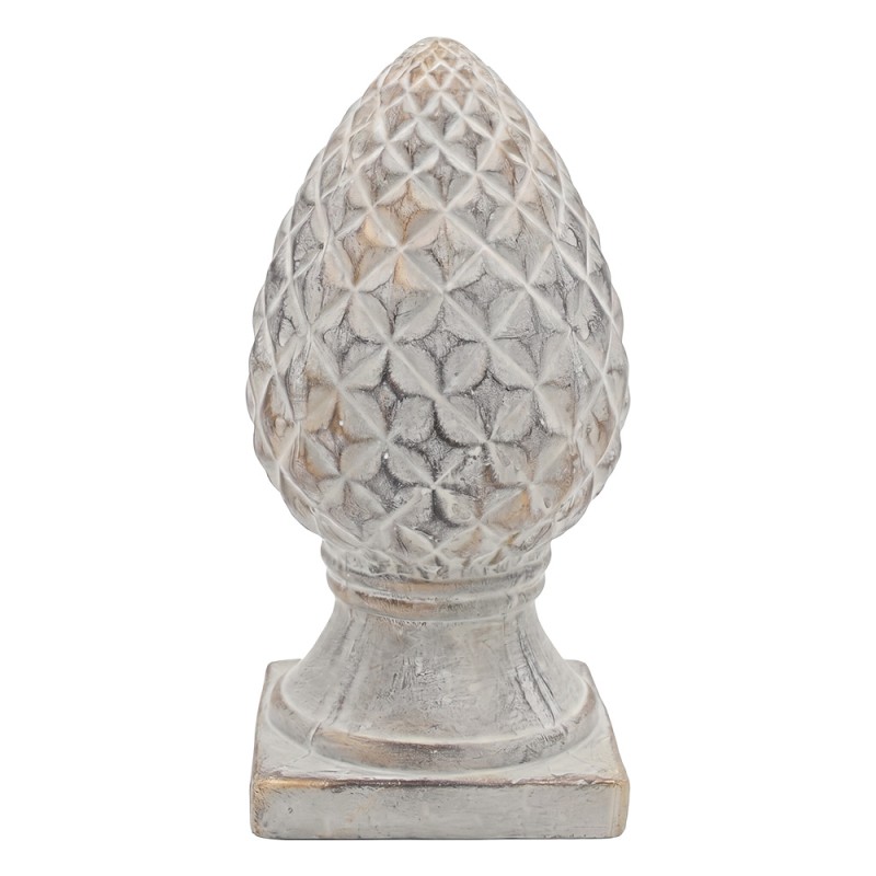 Clayre & Eef Decoratie Beeld Grijs Terracotta