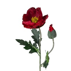 Clayre & Eef Fleur artificielle Rouge Plastique