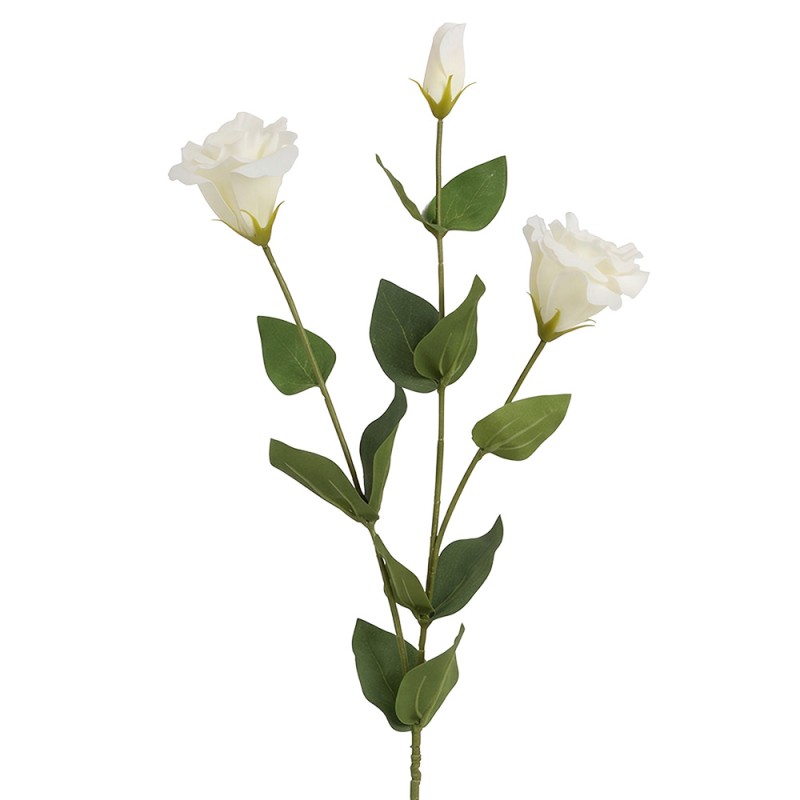 Clayre & Eef Fleur artificielle Blanc Plastique