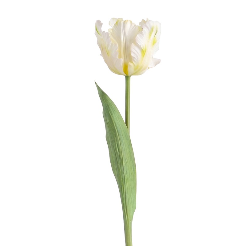 Clayre & Eef Artificial Flower White Plastic