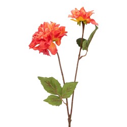 Clayre & Eef Fiore artificiale Arancione Plastica