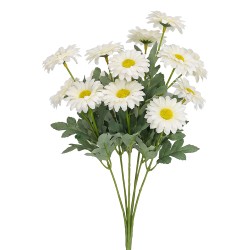 Clayre & Eef Fleur artificielle Blanc Plastique